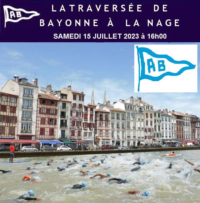 Traversée de Bayonne à la nage